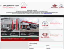 Tablet Screenshot of kooijmanvianen.nl
